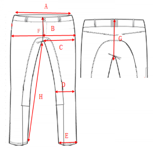 Size Guide For Ladies Breeches - Super Horse Saddlery